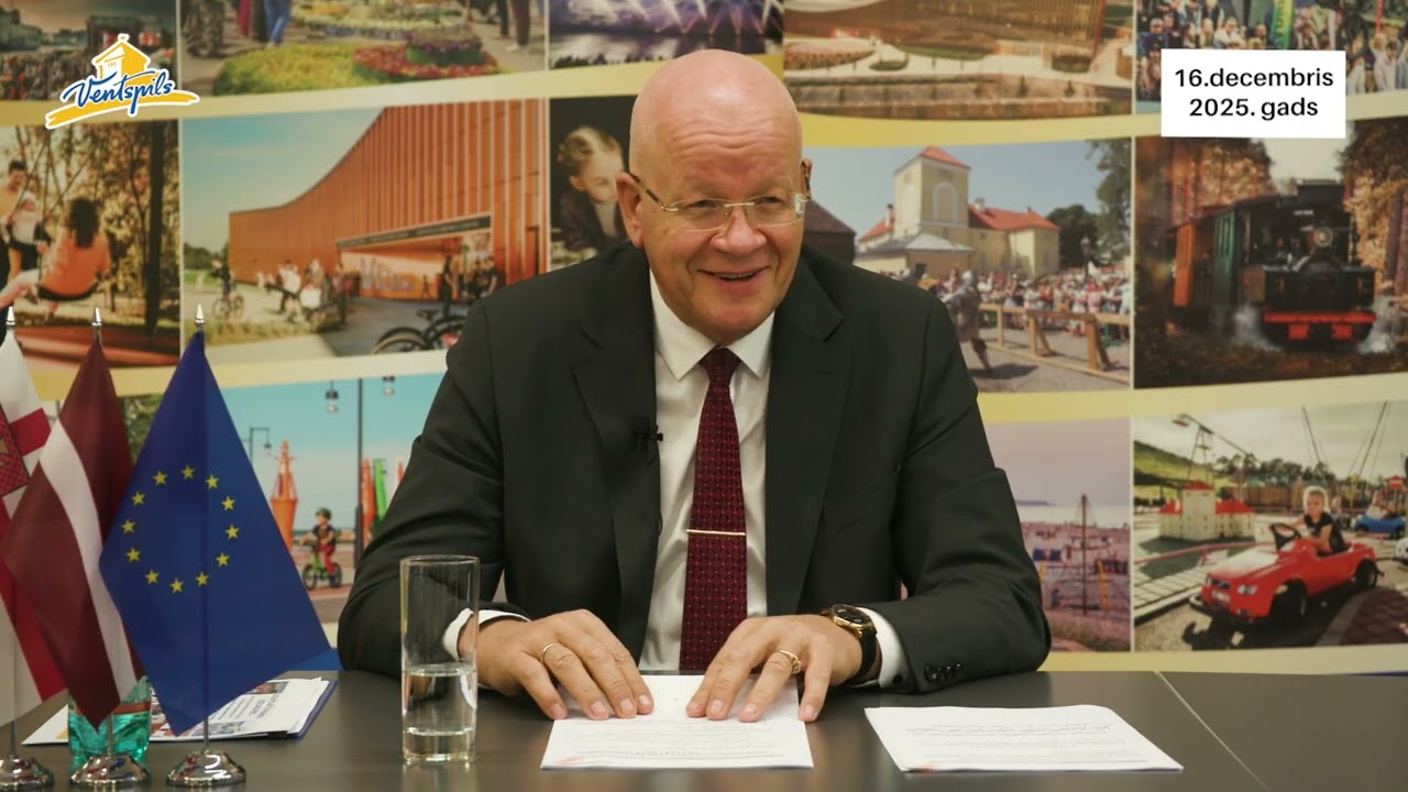 VIDEO: G.Blumbergs par Ventspils pilsētas aktualitātēm – 16.12.2025.