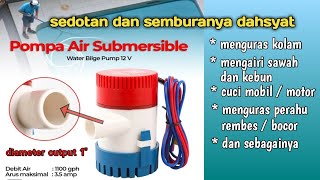 pompa air celup 12v