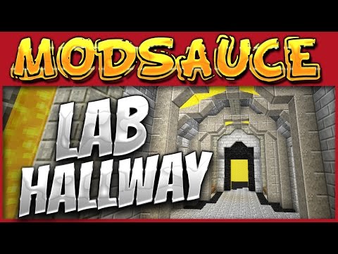 Minecraft Mods - HermitCraft MODSAUCE {EP.23} Lab Hallway!