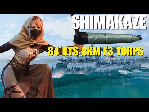 Shimakaze’s Sneaky Play – 8KM F3 Torpedoes Hit Hard!