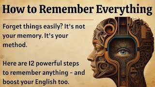 How to Remember Everything   Boost Your Memory Graded Reader Improve Your English ✅️