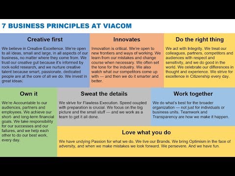 7 BUSINESS PRINCIPLES AT VIACOM via Bob Bakish