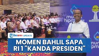 Kelakar Bahlil Panggil Prabowo Pakai Kanda Presiden saat Munas HIPMI: Supaya Lebih Akrab
