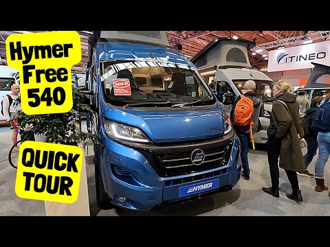 Hymer Free 540 Blue Evolution Compact Camper van 5.4M - Quick Van Tour