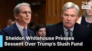 Bessent Dodges Questions as Whitehouse Demands Answers on Trump's IRS Case, Slush Fund | AC1G