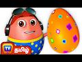 ஆரஞ்சு நிறம் கற்போம் Learn Orange Colour Tamil Surprise Eggs Bal