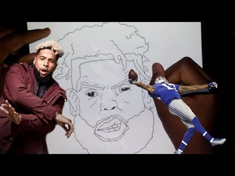 Draw Odell Beckham Jr (TIME LAPSE)