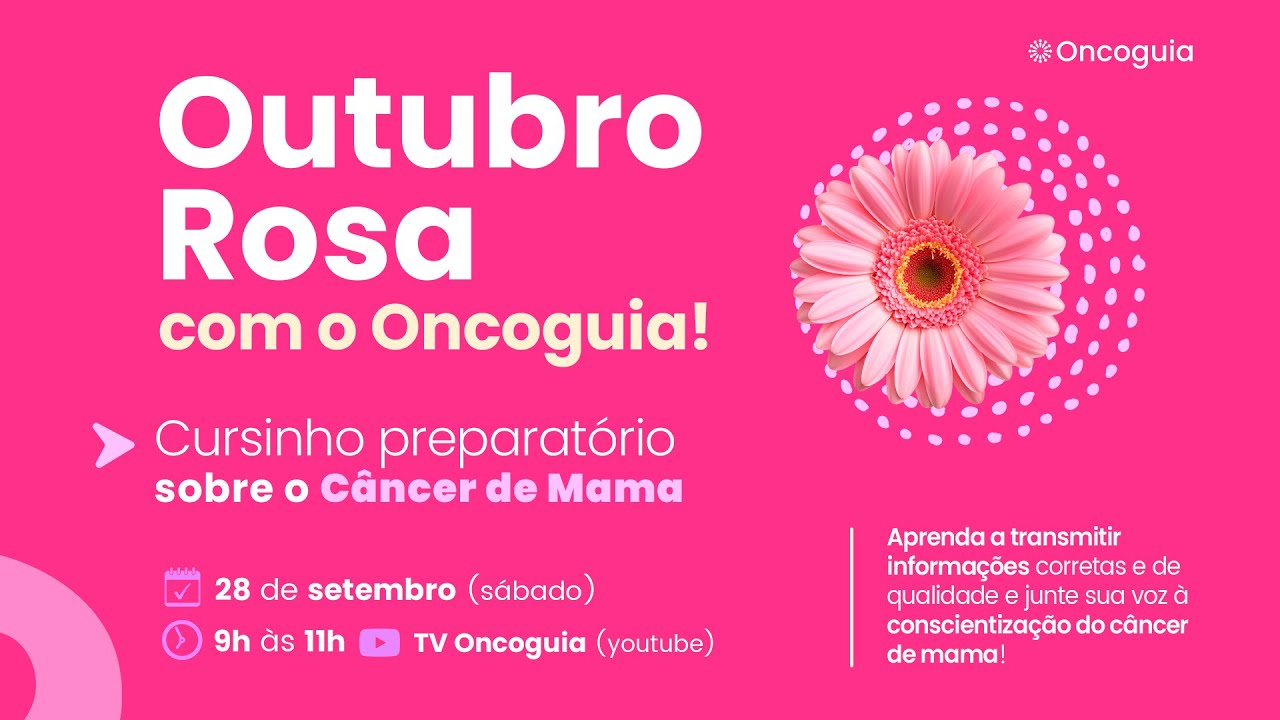 Cursinho preparatório para o Outubro Rosa