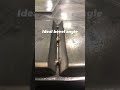 Ideal bevel angle for good weld result #stainlesssteel #welding #tig #welder #weld #howtoweld