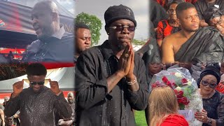 Aw😭💔  Billionaire Ibrahim Mahama💸, Cheddar & Stonebwoy storms Sammy Gyamfi’s father inlaw funeral