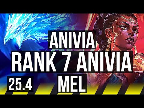 ANIVIA & Nautilus vs MEL & Karma (ADC) | Rank 7 Anivia | NA Grandmaster | 25.4