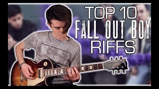 Top 10 Fall Out Boy Riffs w/ Tabs