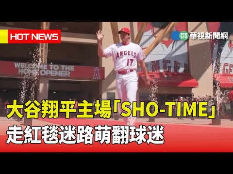 大谷翔平主場「SHO-TIME」　走紅毯迷路萌翻球迷