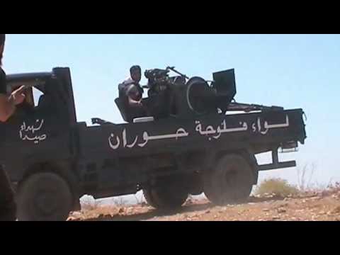 استهداف مقرات النظام في المخافر الحدودي 36 و 37 في ريف درعا من قبل كتيبة شهداء صيدا