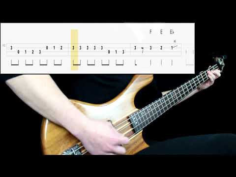 Deep Purple - Highway Star (Bass Cover) (Play Along Tabs In Video)