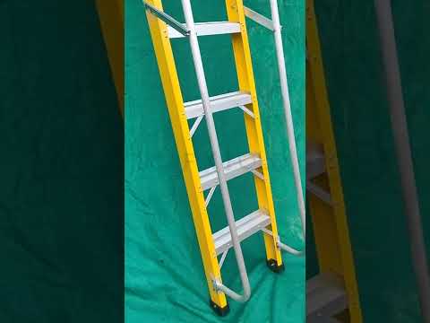 Frp Wall Supporting Single Ladder with Hand Rails