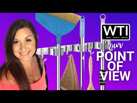 CHARMOUNT Mop and Broom Holder - WTI product video review