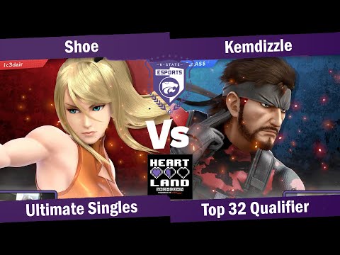 Heartland Showdown Top 32 Qualifier - Shoe (Zero Suit Samus) Vs. Kemdizzle (Snake)
