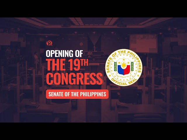 LIVE UPDATES: Opening of Senate, House sessions for the 19th Congress