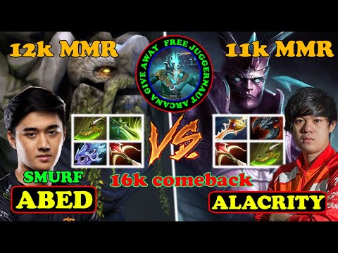 INCREDIBLE 16K COMEBACK TERRORBLADE ALACRITY VS TINY ABED SMURF EPIC GAME OVER 11K MMR | DOTA2ORBS