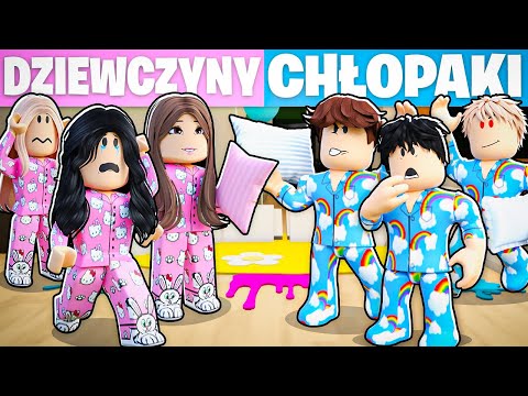 NOCOWANIE DZIEWCZYN vs CHŁOPAKÓW w BROOKHAVEN RP! 🩷💙 (Roblox)