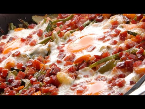 Receta de cazuela de verduras estofadas con huevo - Karlos Arguiñano