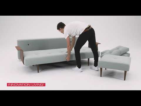 Recast Plus Sofa Bed w/ Arms from Innovation Living - Operating Video