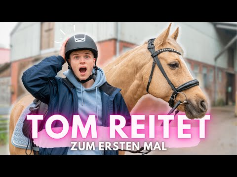 MEIN FREUND REITET zum ersten Mal😱😍