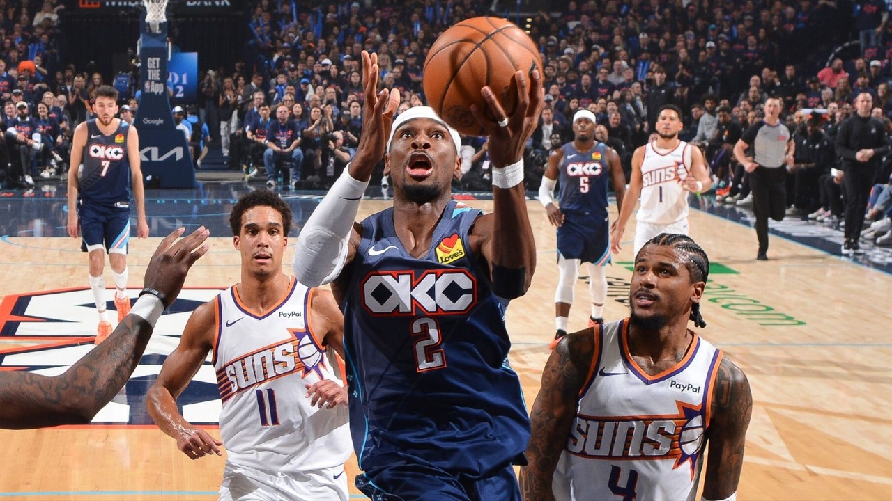 SGA 37 Pts Game 2 vs Suns! Wins Clutch Player of the Year Award!