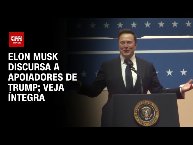 Elon Musk discursa a apoiadores de Trump; Veja íntegra | CNN 360°