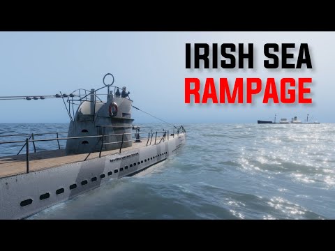 Irish Sea Rampage || Uboat Gameplay