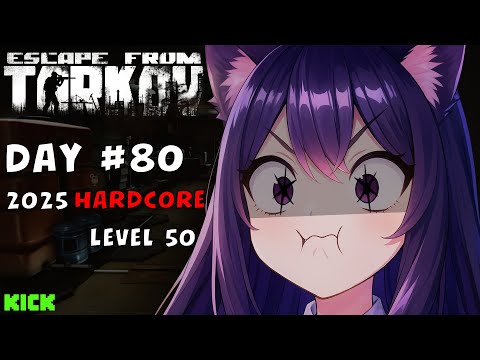 Level 50/2 PvP Hardcore Solo Tarkov Gameplay! Cat VTuber! - Day 80 thumbnail