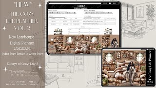2025 Digital Landscape Planner Set-up : *The Cozy Life Planner Vol 2* | #digitalplanning #iPad