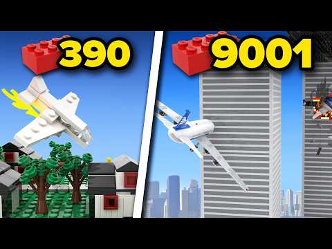 LEGO Planes VS Buildings in Different Scales