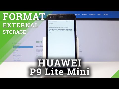 How to Format SD Card in HUAWEI P9 Lite Mini - Erase Memory Card Storage
