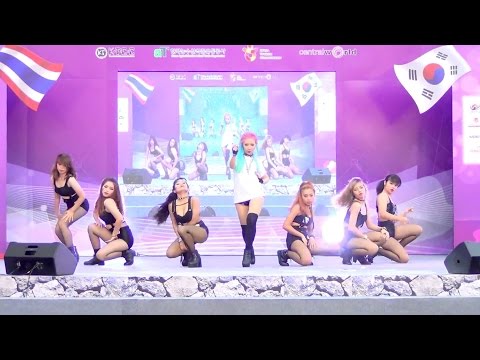 151115 4Raries cover HyunA - Intro + Roll Deep @Thailand Korea Friendship Festival 2015
