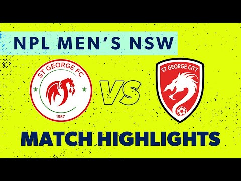NPL Men's NSW Round 23 Highlights – St George FC v St George City
