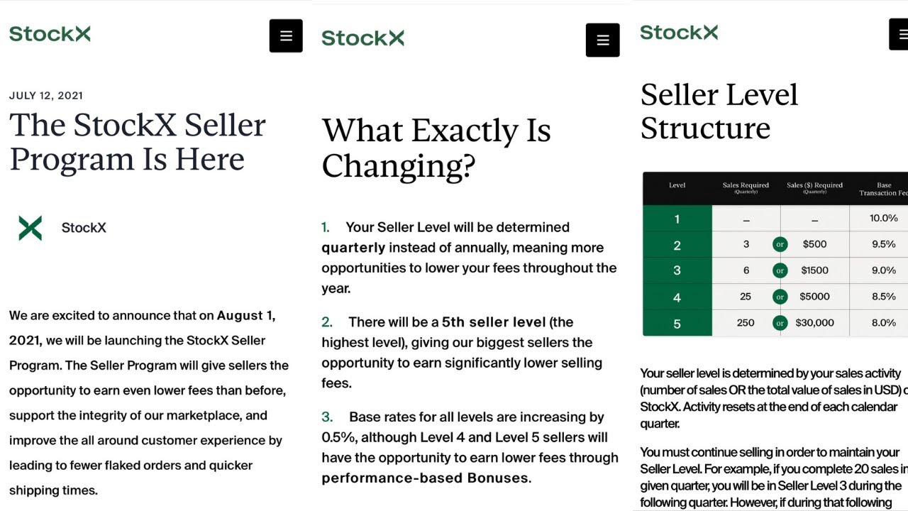 The NEW STOCKX SELLER PROGRAM! What You NEED To Know!