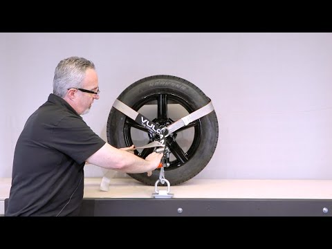 VULCAN Car Tie Down with Snap Hooks - Lasso Style - 2 Inch x 96 Inch - 4 Pack - Silver Series