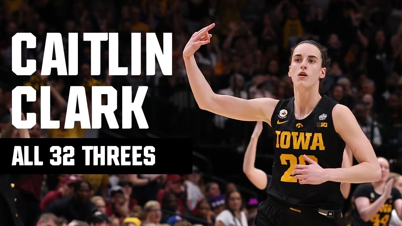 All 32 Caitlin Clark threes in the 2023 NCAA tournament