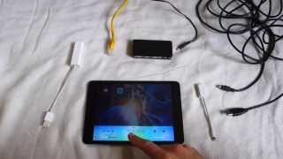 Internet on ipad using ethernet cable - in flightmode and wifi off