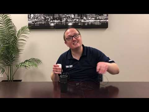 Part of a video titled How To Clean Two-Way Radio Earpieces - YouTube