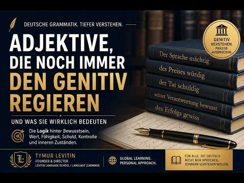 Adjectives That Still Govern the Genitive — and What They Really Mean | Video Lesson for German Speakers