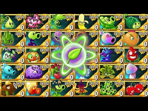 PvZ 2 Every SUPER Team Plant Max Level Power Up Vs Team Dark Ages Zombie Level 10