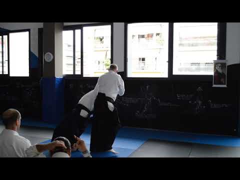 Sensei Paul Derrick, Athens 2018 - Shiho nage