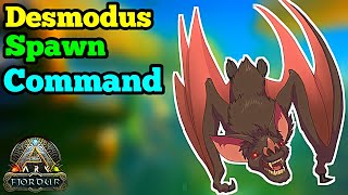 ARK Fjordur New Dinos Spawn Commands : Desmodus