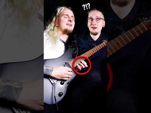 When you hire a METAL guitarist for a POP gig