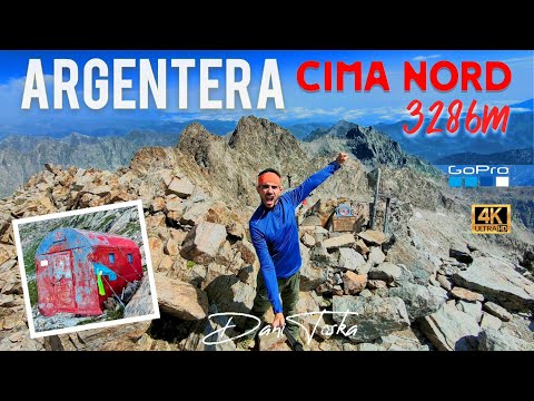 Argentera Cima Nord 3286m e Bivacco del Baus dal Lago della Rovina | Valle Gesso