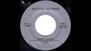Gloria D. Brown - The More They Knock The More I Love You