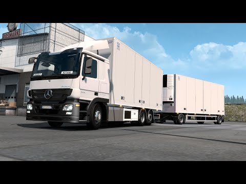 ETS2 1.36 Open Beta Grand Utopia Map Mercedes Actros MPIII Malterre - Beaubourg